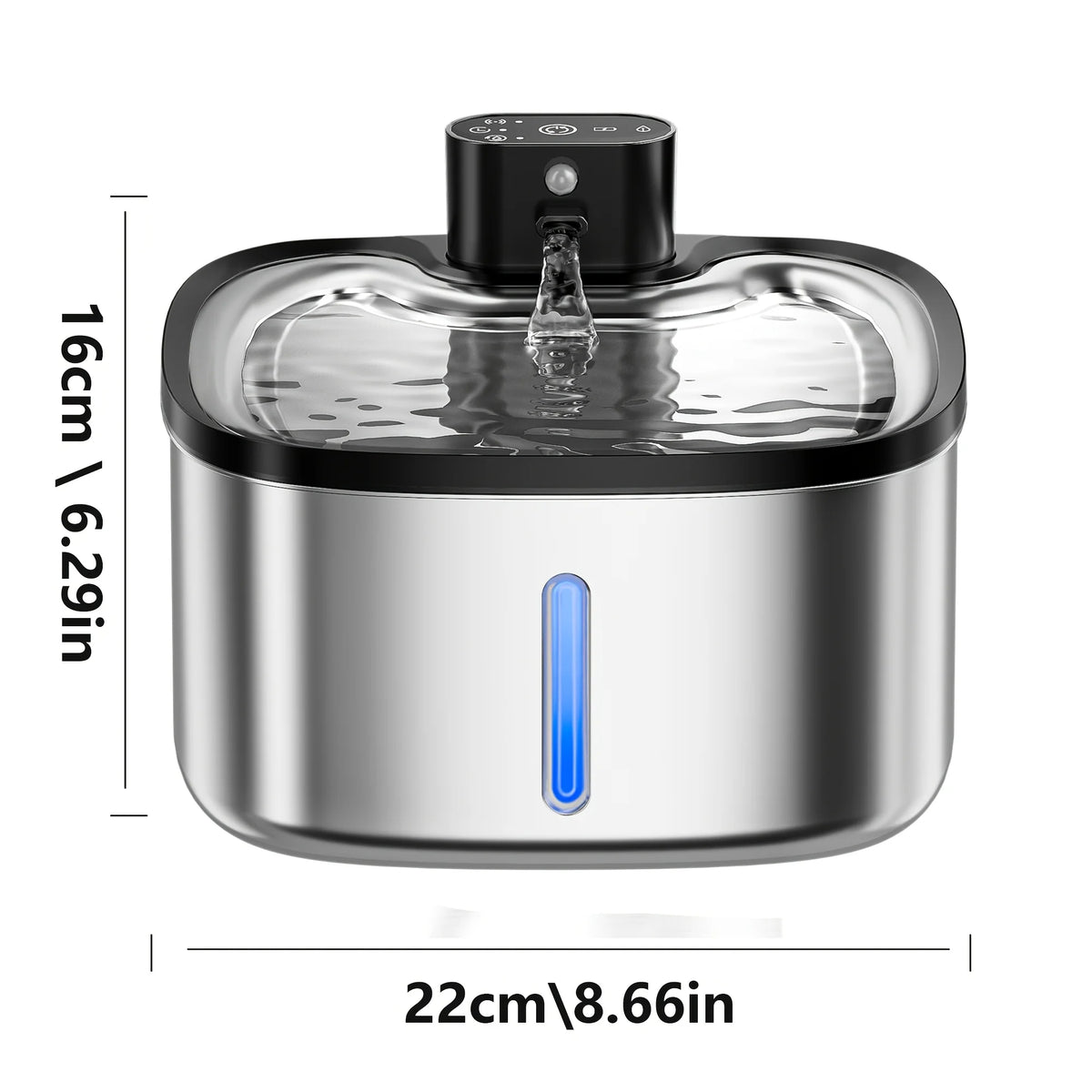 ERAMONG Wireless Smart Pet Water Fountain With Motion Sensor