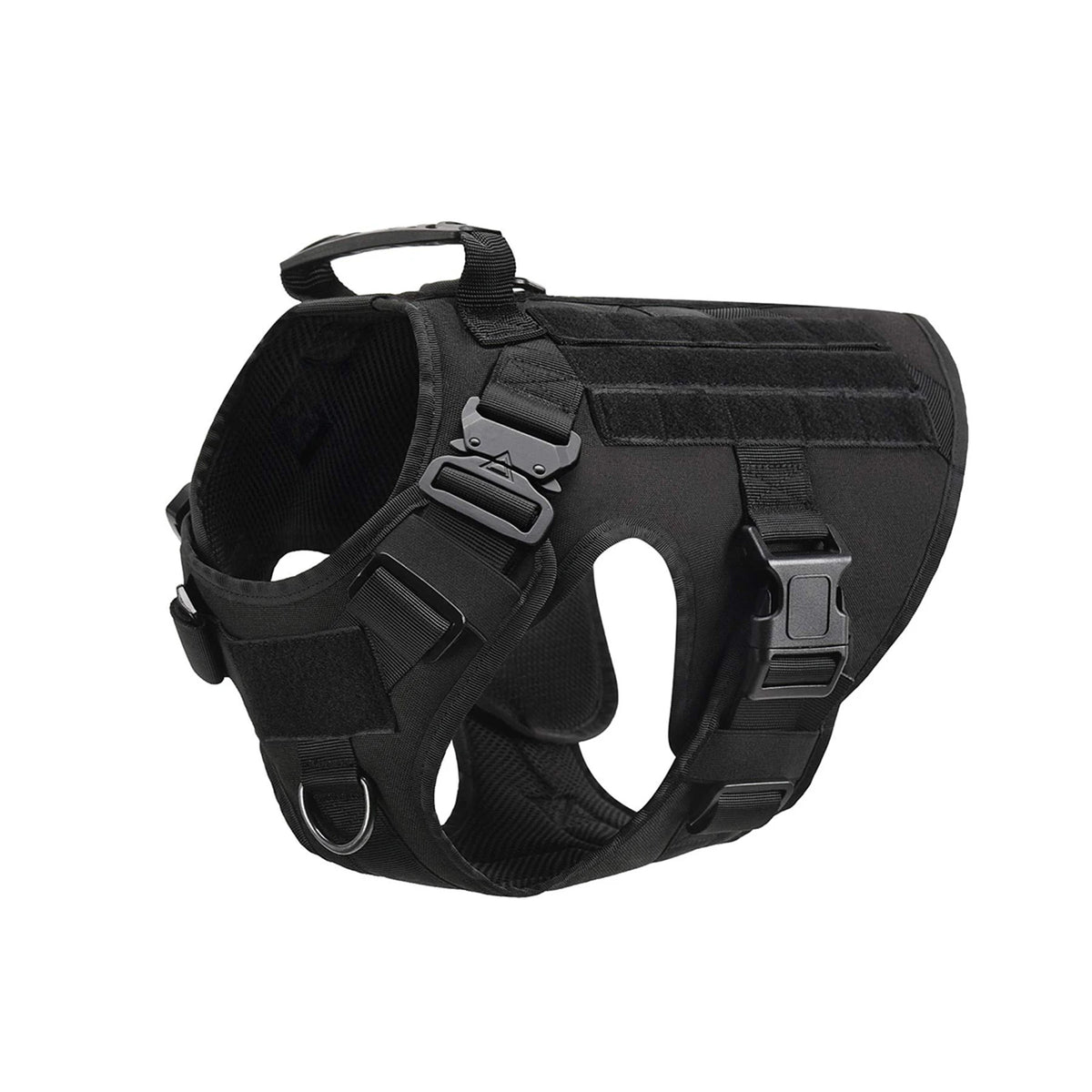 PETRAVEL Tactical Dog Harness With MOLLE Pouches For Training