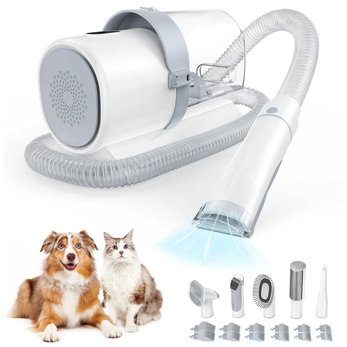 JHK Professional Pet Grooming Vacuum Kit With Clippers And Tools