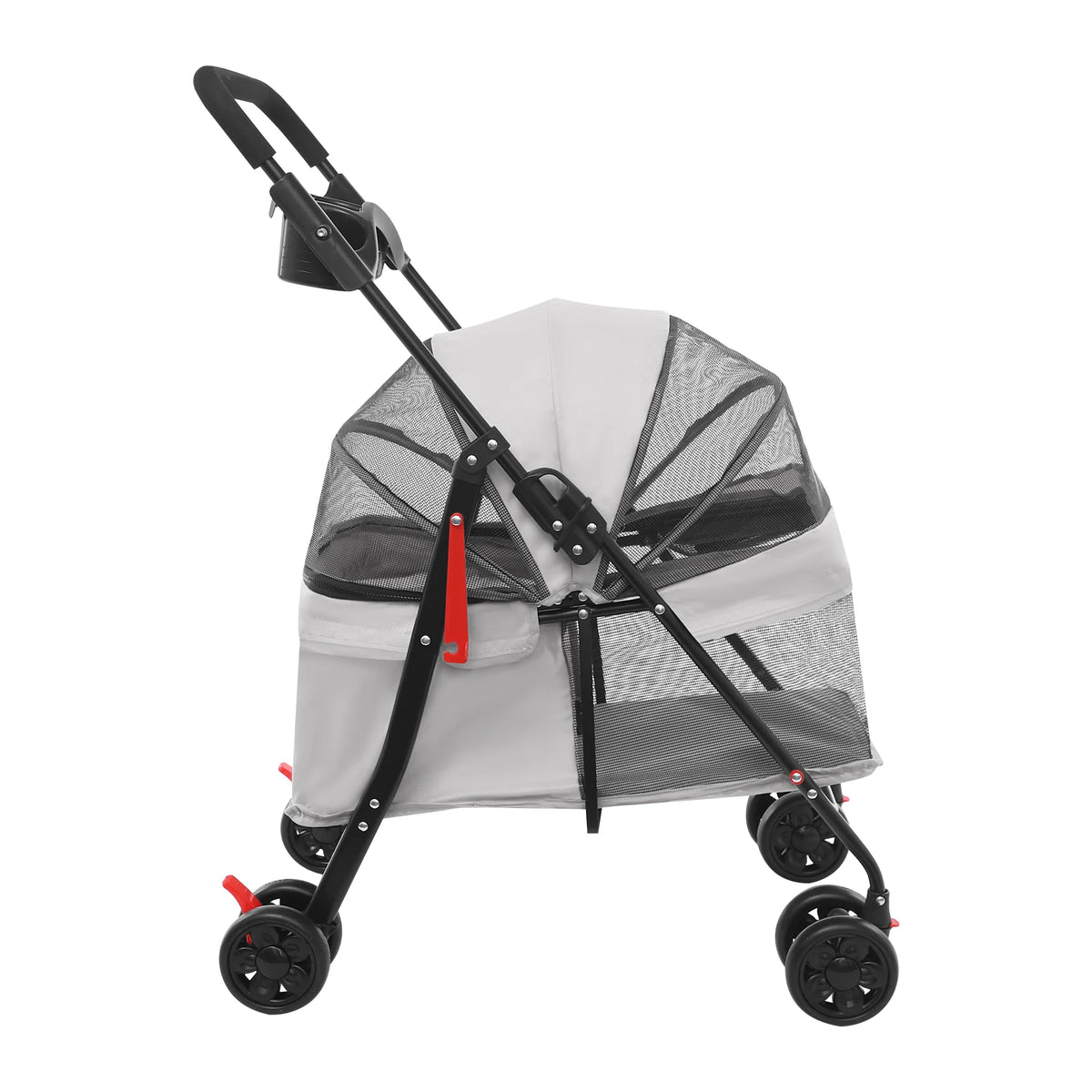 Bymaocar Foldable Pet Stroller For Dogs And Cats