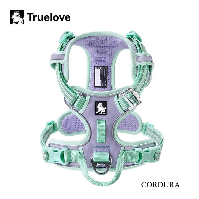 TRUELOVE No Pull Reflective Adjustable Dog Harness for Training