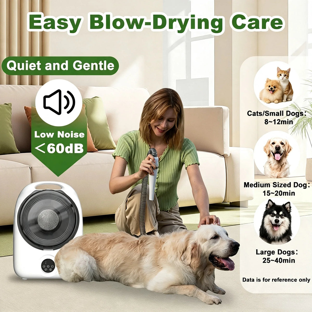 5-In-1 Pet Grooming Vacuum Kit With Clipper And Dryer