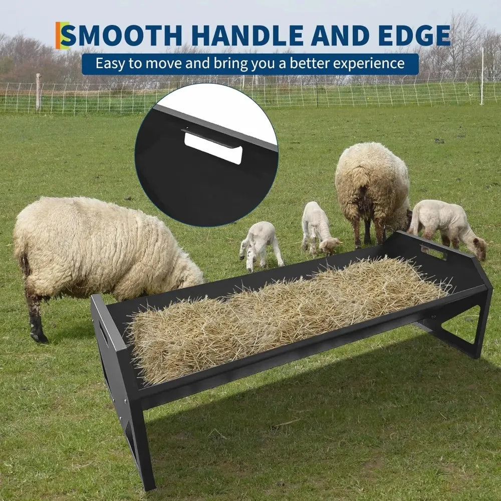 Garvee Heavy Duty Livestock Feeder for Sheep, Goats, and Pigs