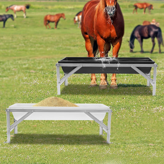 Livestock Feed Trough With Stand for Cattle and Sheep