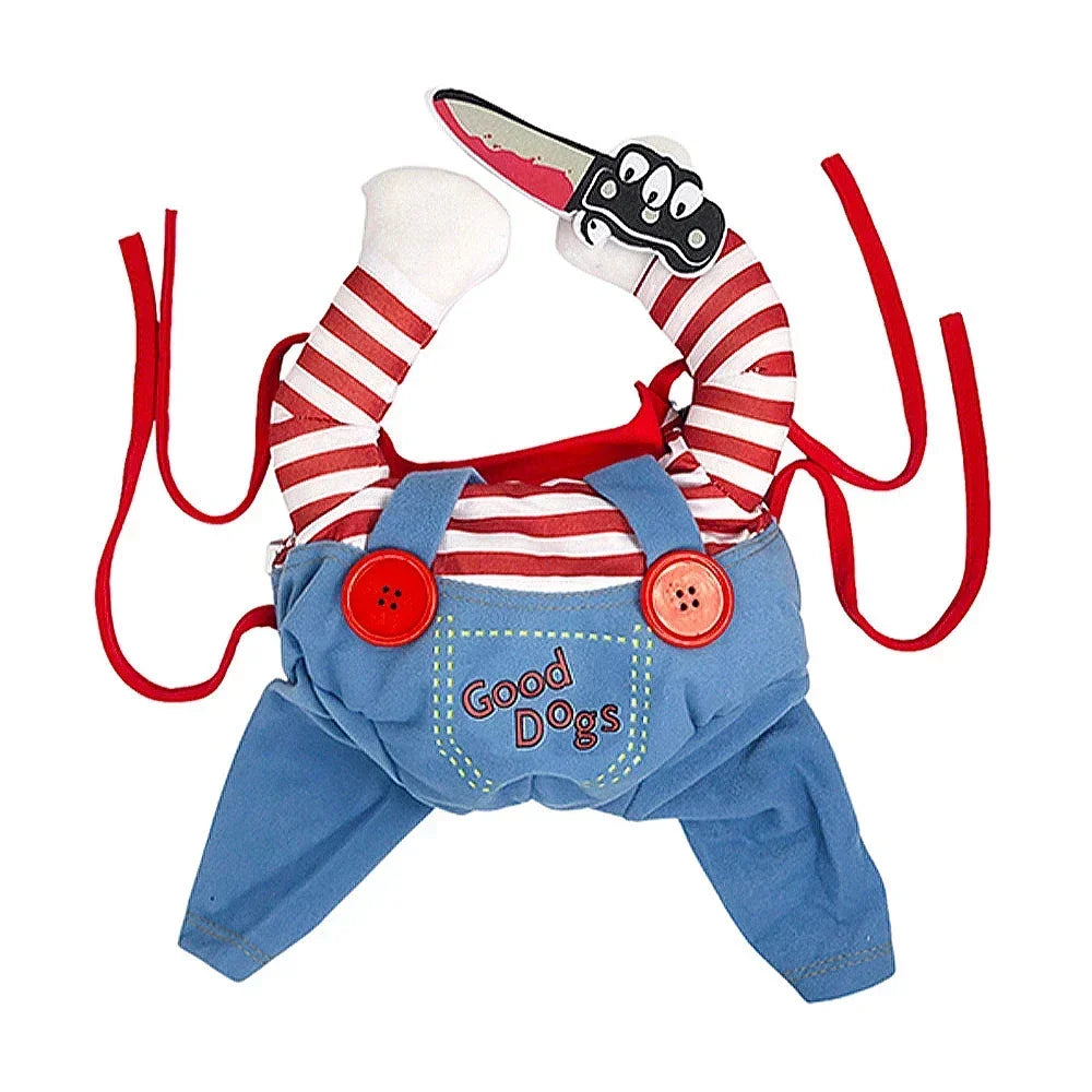Holapet Chucky Doll Halloween Costume For Dogs And Cats