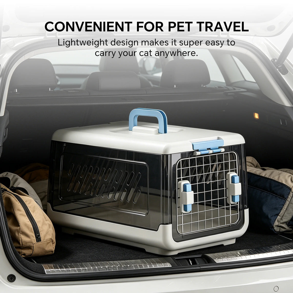 Ventilated Pet Travel Carrier Backpack For Cats And Dogs