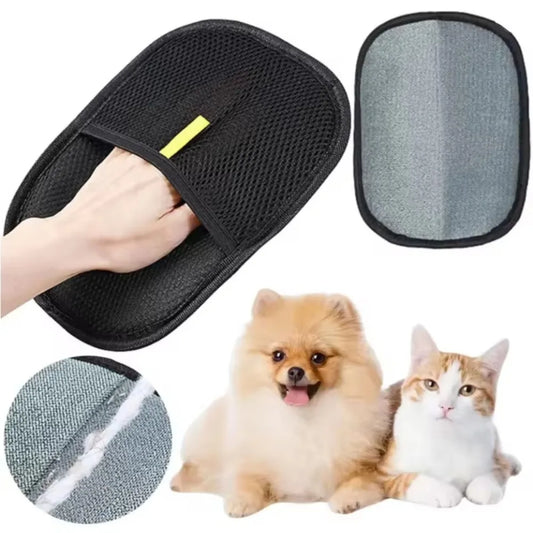 Pet Grooming Deshedding Gloves and Hair Remover for Pets