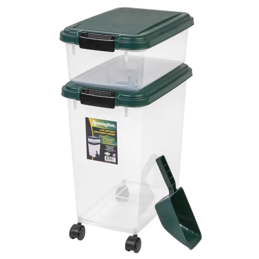 IRIS USA Airtight Pet Food Storage Container With Scoop