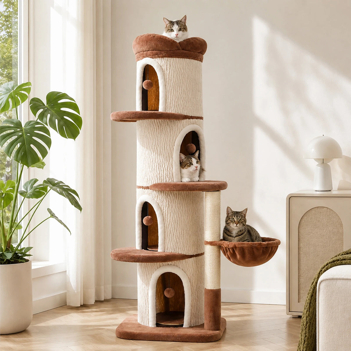 P Luxury Cat Tree With Condos Scratching Posts And Toys