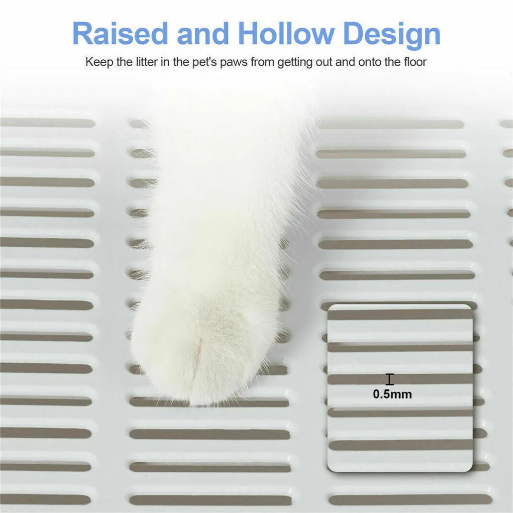 Easy Cleaning Cat Litter Box Large Cat Pan Drawer Anti-Splashing Cat Potty Toilet Tray with Scoop