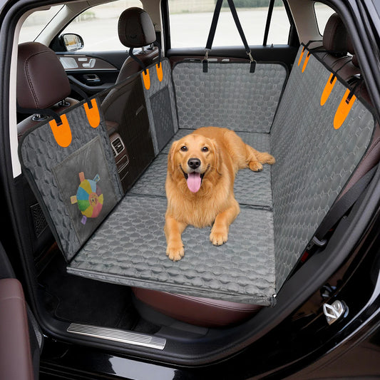 Hard Bottom Dog Car Seat Extender Waterproof Back Seat Protector