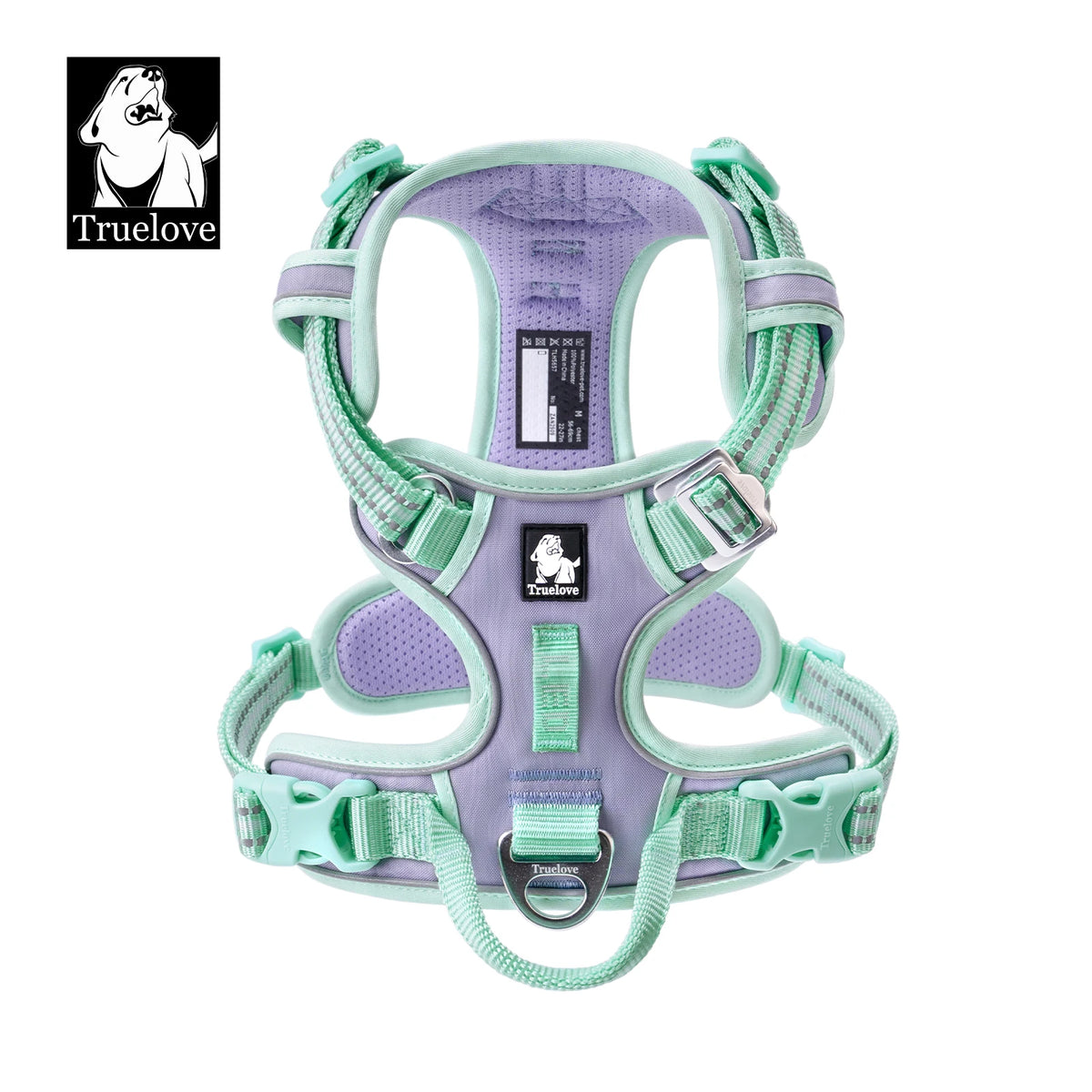 TRUELOVE No Pull Reflective Adjustable Dog Harness for Training