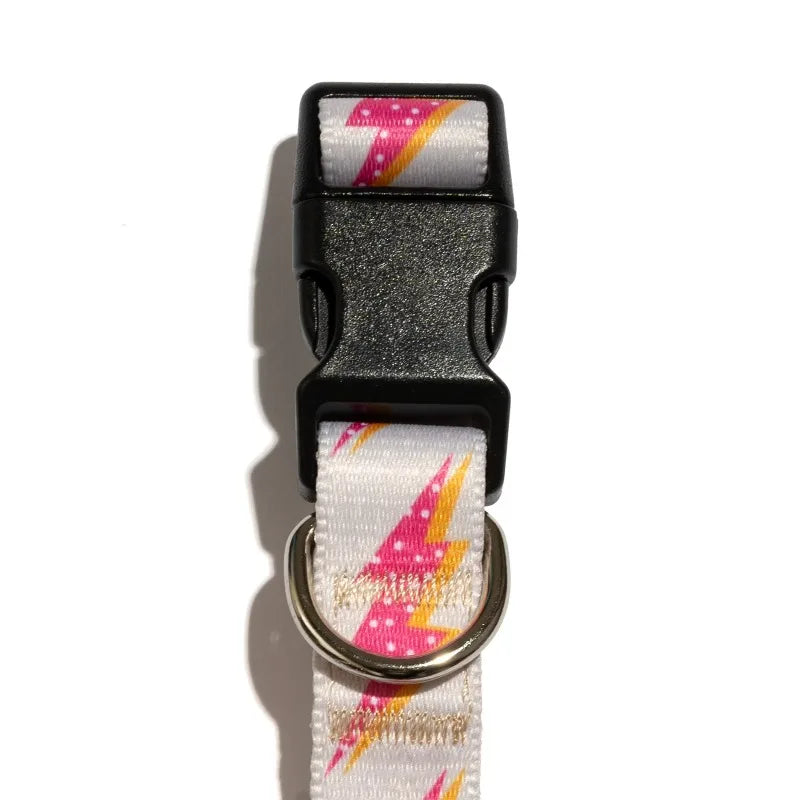 Lightning Bolt Fashion Dog Collar for Puppies and Pets