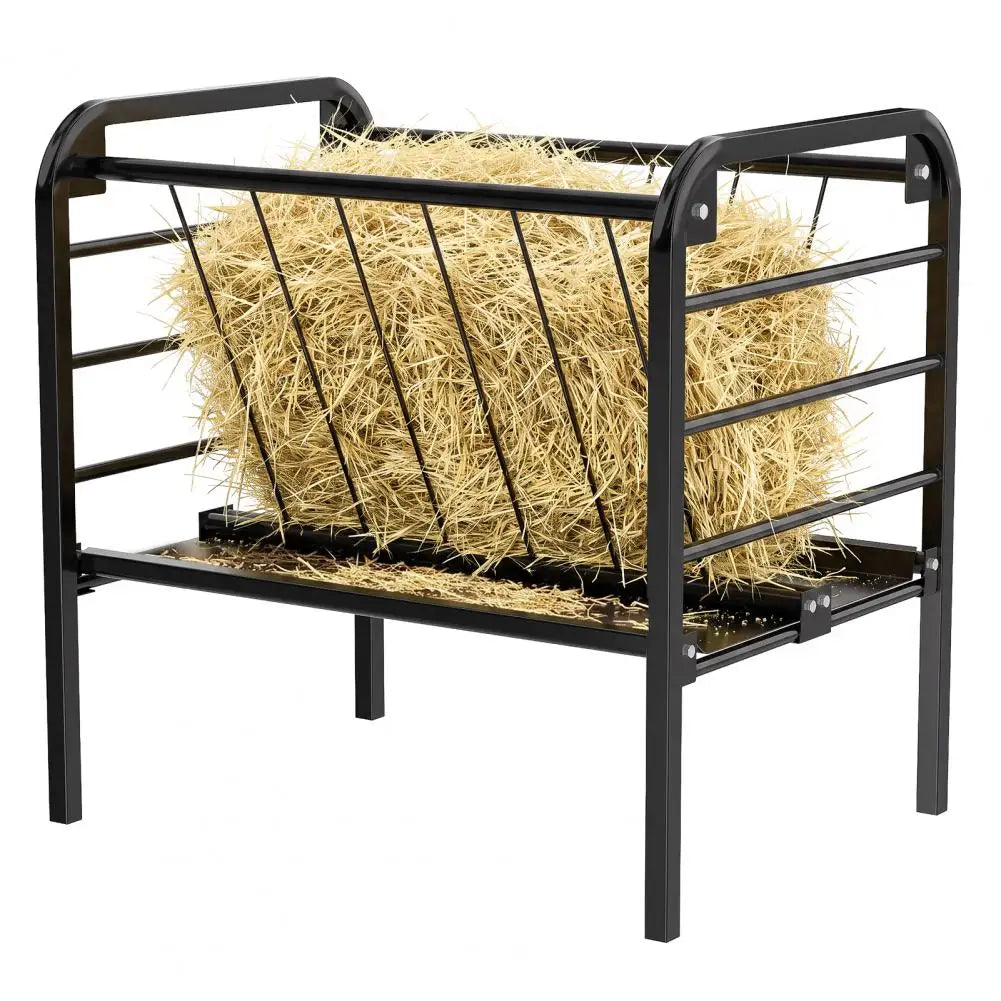 Galvanized Steel Livestock Forage Feeder for Goats Sheep and Calves