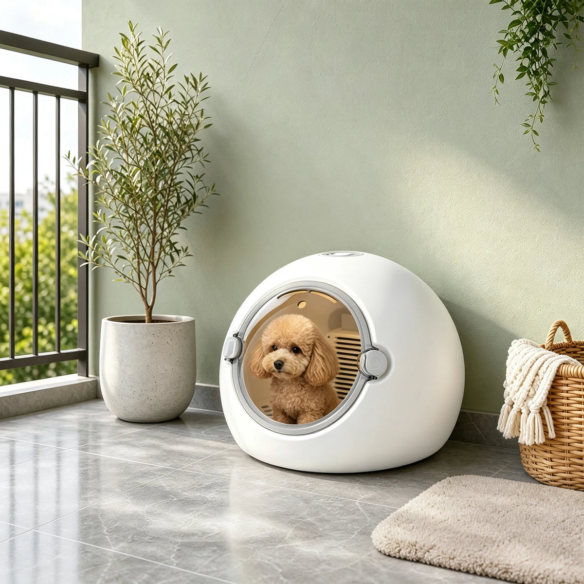 Portable Cat And Dog Dryer Box With Adjustable Temperature Control