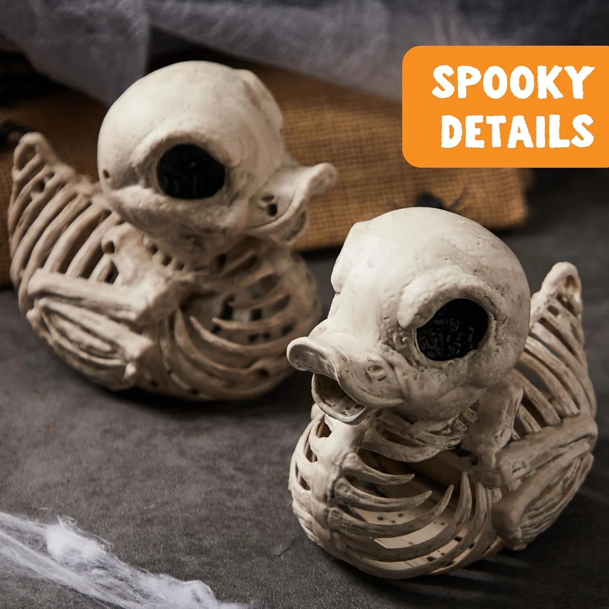 Halloween Duck Skeleton Decoration For Spooky Indoor And Outdoor Displays