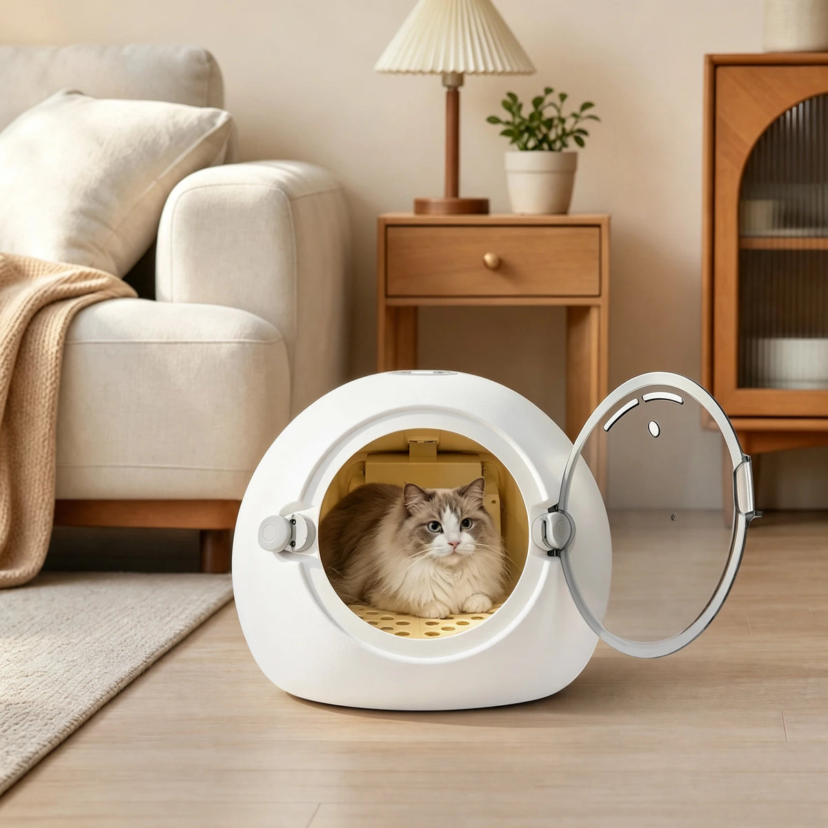 Portable Cat And Dog Dryer Box With Adjustable Temperature Control