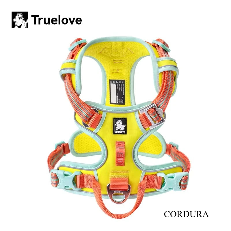 TRUELOVE No Pull Reflective Adjustable Dog Harness for Training