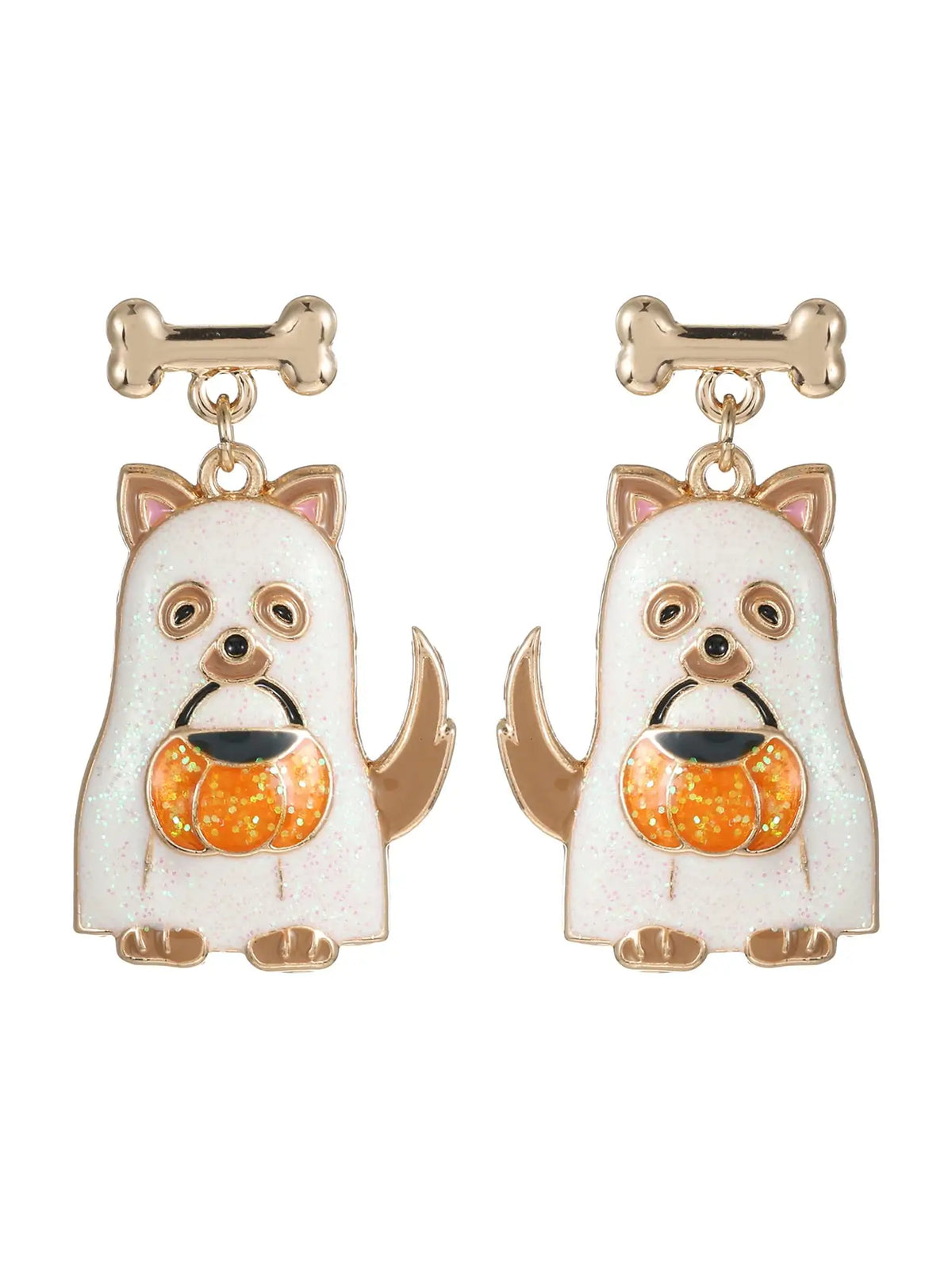 Retro Cat Halloween Dangle Earrings For Women Festive Costume Jewelry