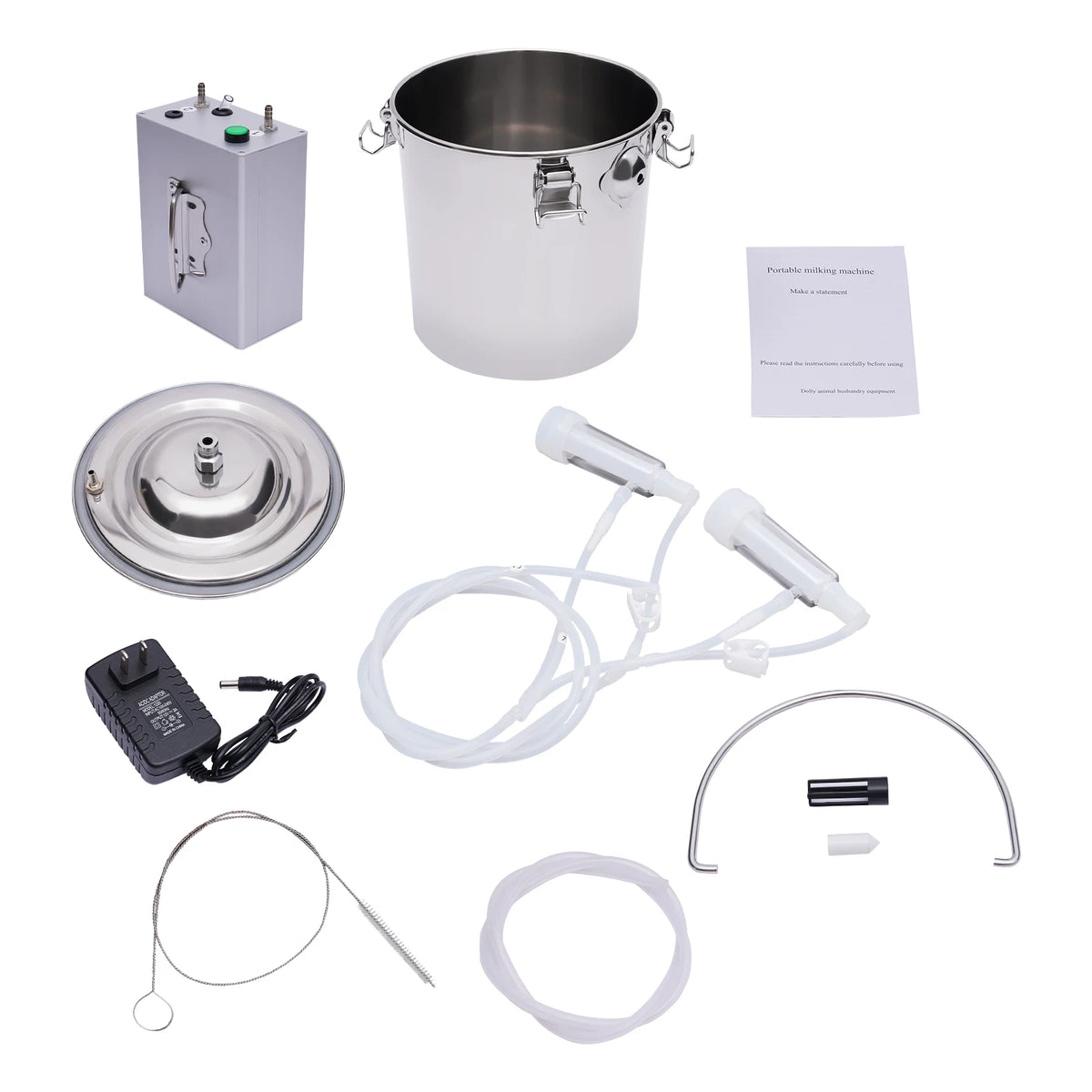 Humane Goat And Sheep Milking Machine With Pulsation Vacuum System