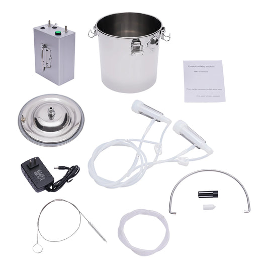 Humane Goat And Sheep Milking Machine With Pulsation Vacuum System