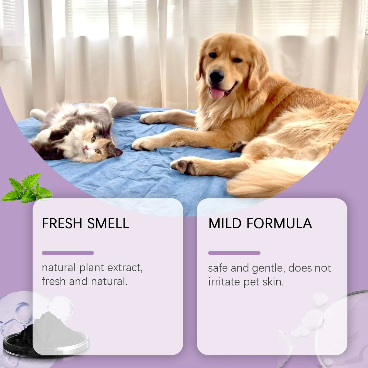 Plant Based Pet Deodorizing Spray for Cats and Dogs