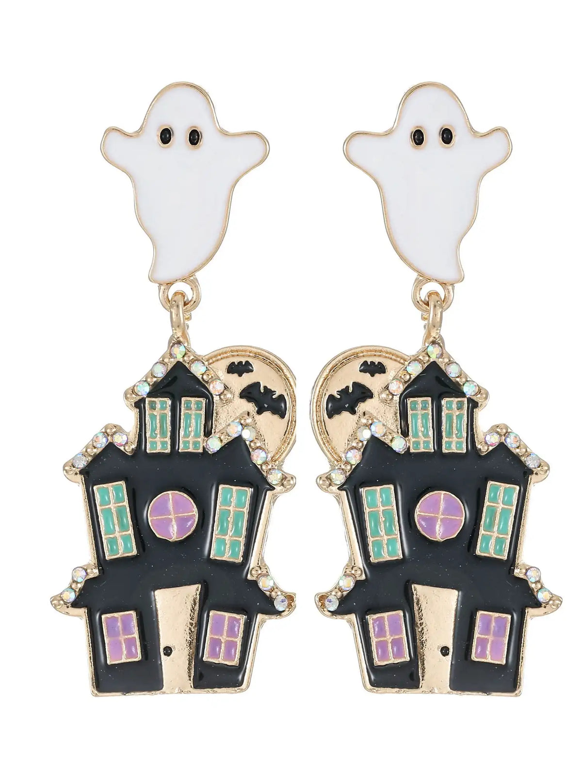 Retro Cat Halloween Dangle Earrings For Women Festive Costume Jewelry